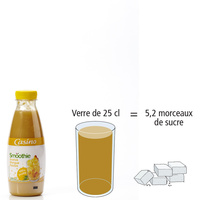Casino Smoothie ananas mangue passion
- Nombre de morceaux de sucre par portion