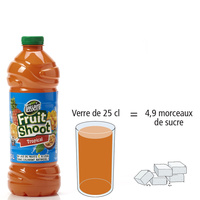 Fruit Shoot (Teisseire) Tropical
- Nombre de morceaux de sucre par portion