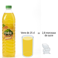 Volvic Juicy Fruits exotiques
- Nombre de morceaux de sucre par portion
