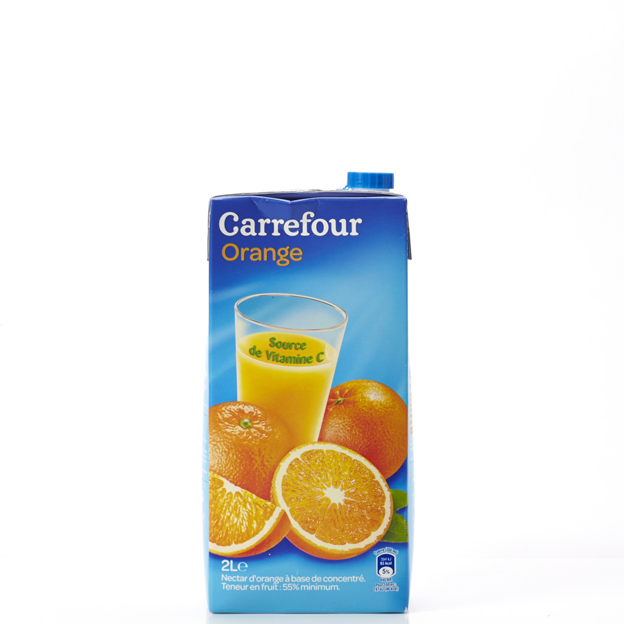 Carrefour Nectar orange - Vue principale