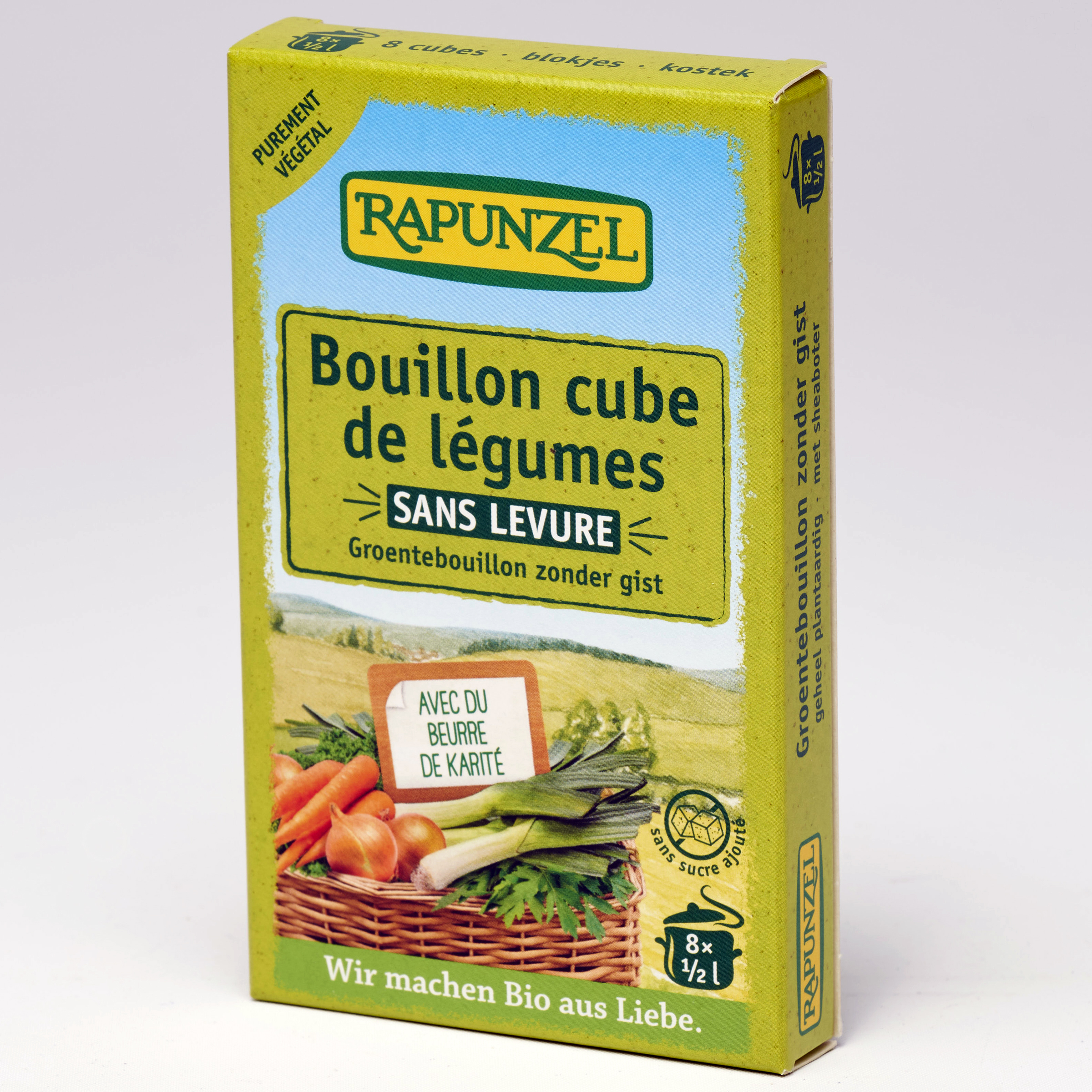 Rapunzel Bouillon cube de légumes sans levure - 