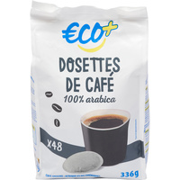 Eco+ (E.Leclerc) Dosette de café 100 % arabica