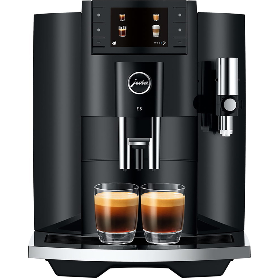 Jura E8 Piano Black (EC) 15584 - Vue de face