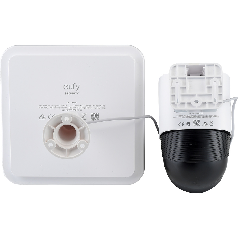 Eufy 4G LTE Cam S330 (kit avec panneau solaire) - Vue de dos