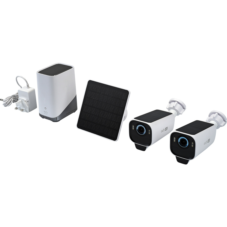 Eufy EufyCam S3 Pro (kit 2 caméras) - Ensemble des éléments fournis