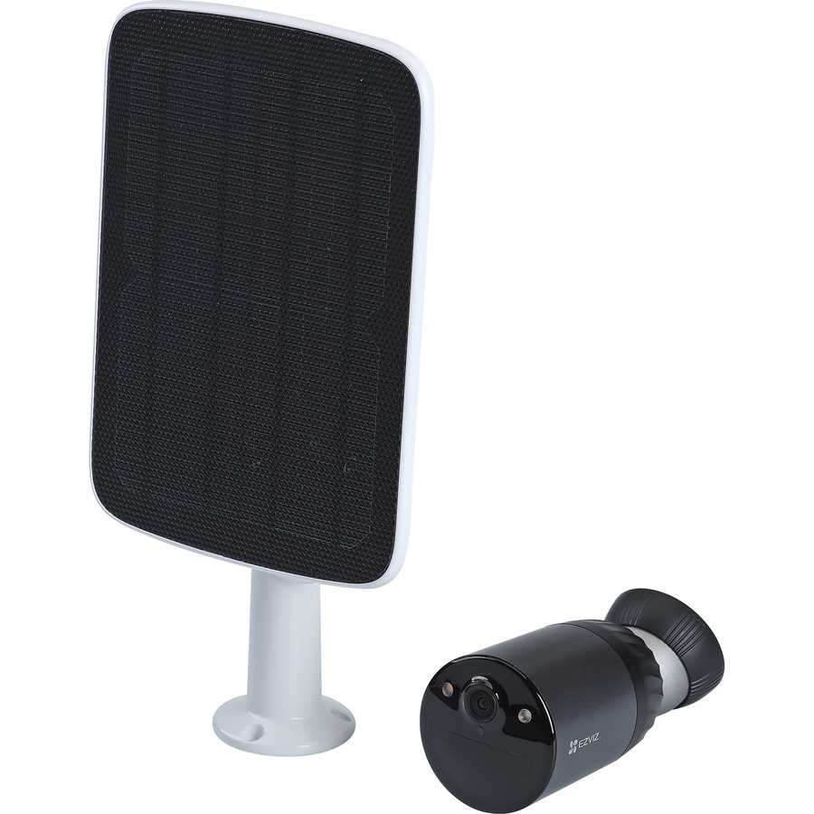 Ezviz BC1c 4K (kit avec panneau solaire) - Vue de 3/4