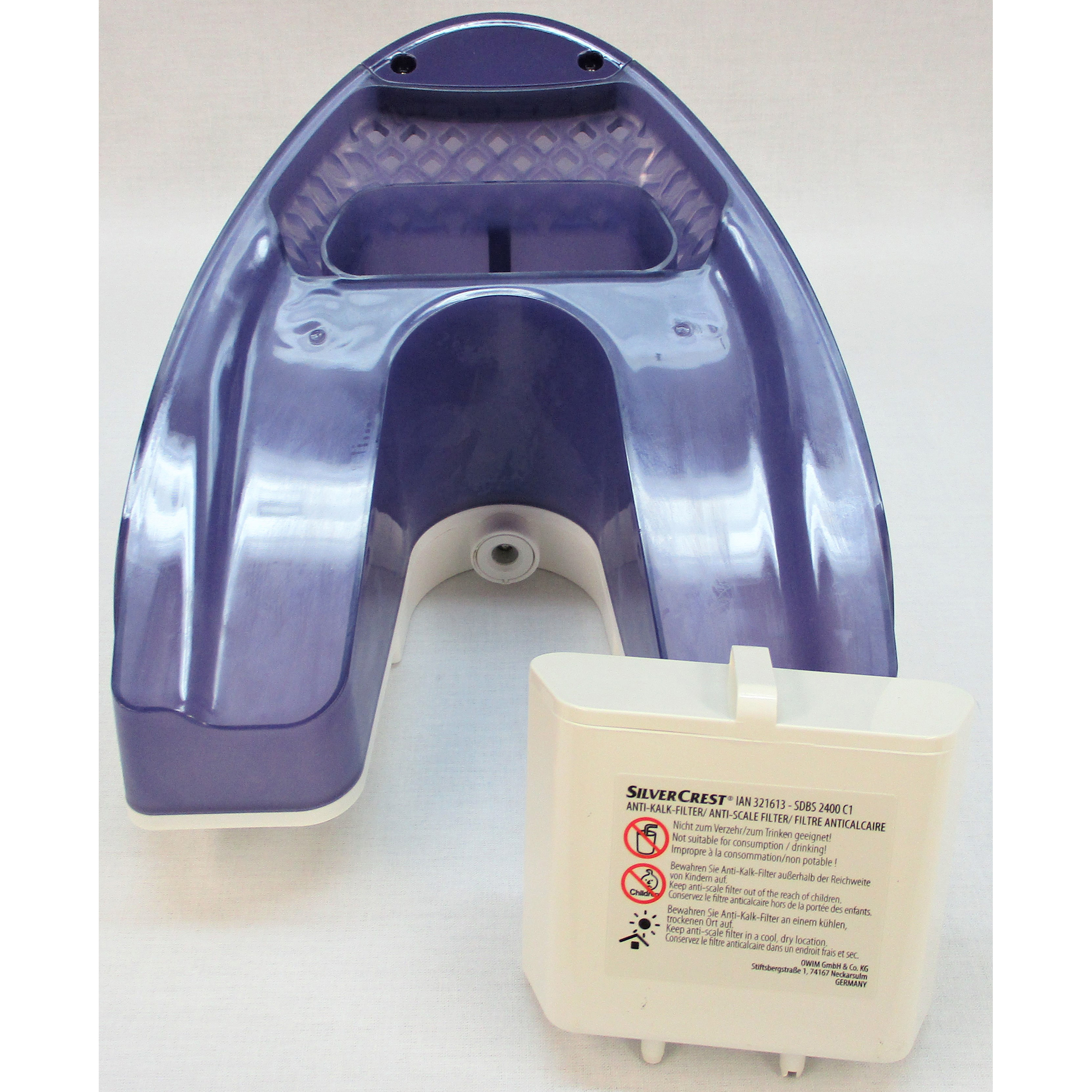 SilverCrest (Lidl) IAN 321613 SDBS 2400 C1 - Réservoir amovible et cartouche anticalcaire