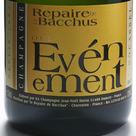 Le Repaire de Bacchus Brut, cuvée Evénement