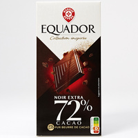 Marque repère Equador (E.Leclerc) Noir extra 72 % cacao