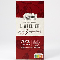 Nestlé Les recettes de l’atelier juste 3 ingrédients 70 % cacao