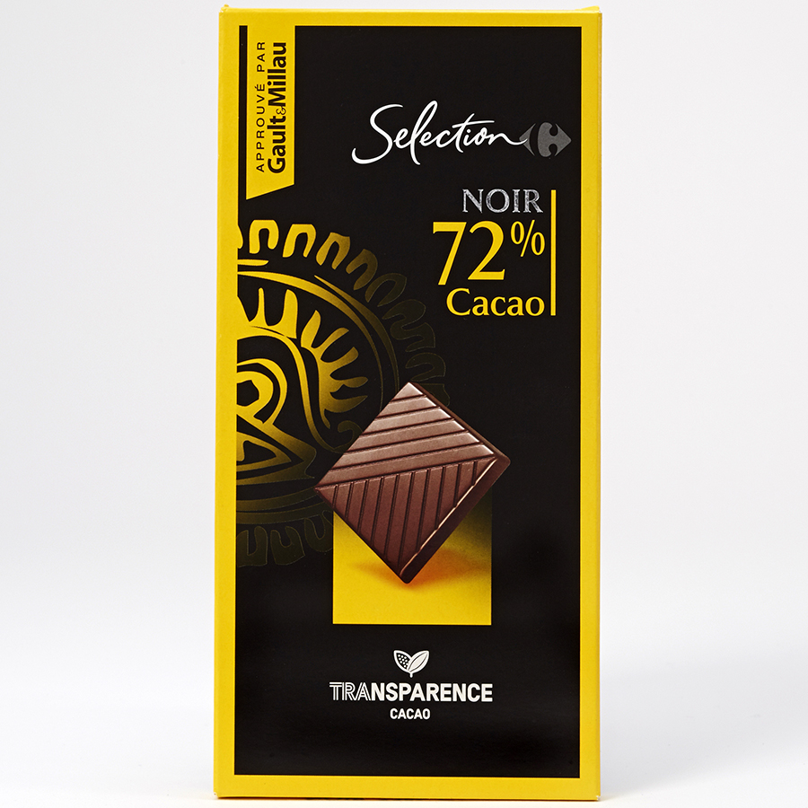 Carrefour Sélection noir 72 % cacao - 
