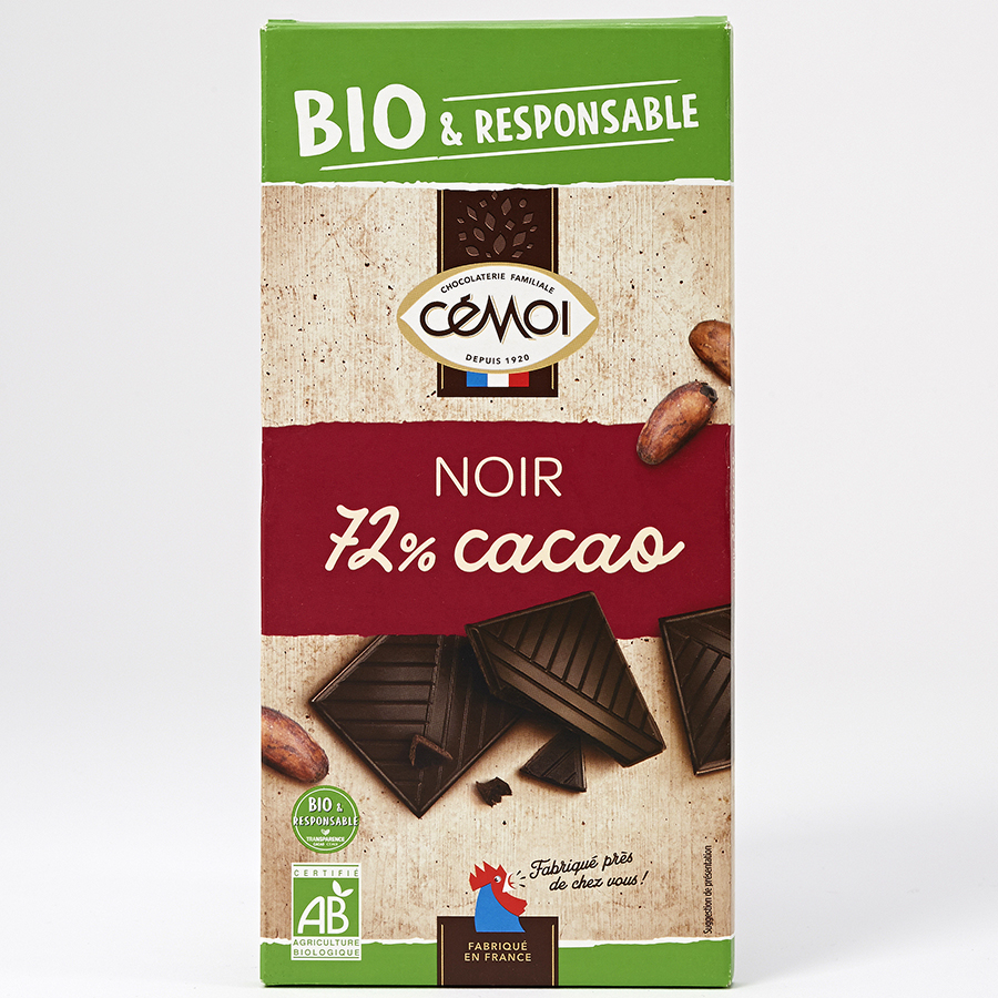 Cémoi Noir 72 % cacao - 