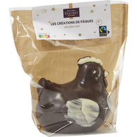 Monoprix Gourmet Les créations de Pâques Poule en chocolat noir