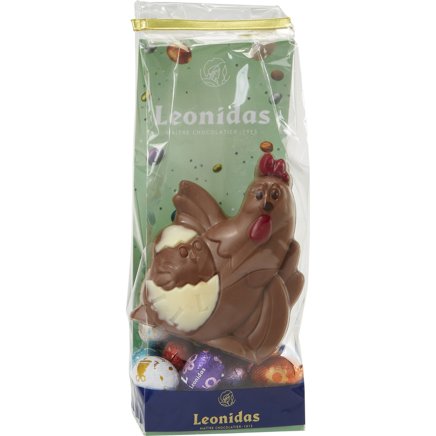 Leonidas Poule chocolat au lait et ses petits œufs