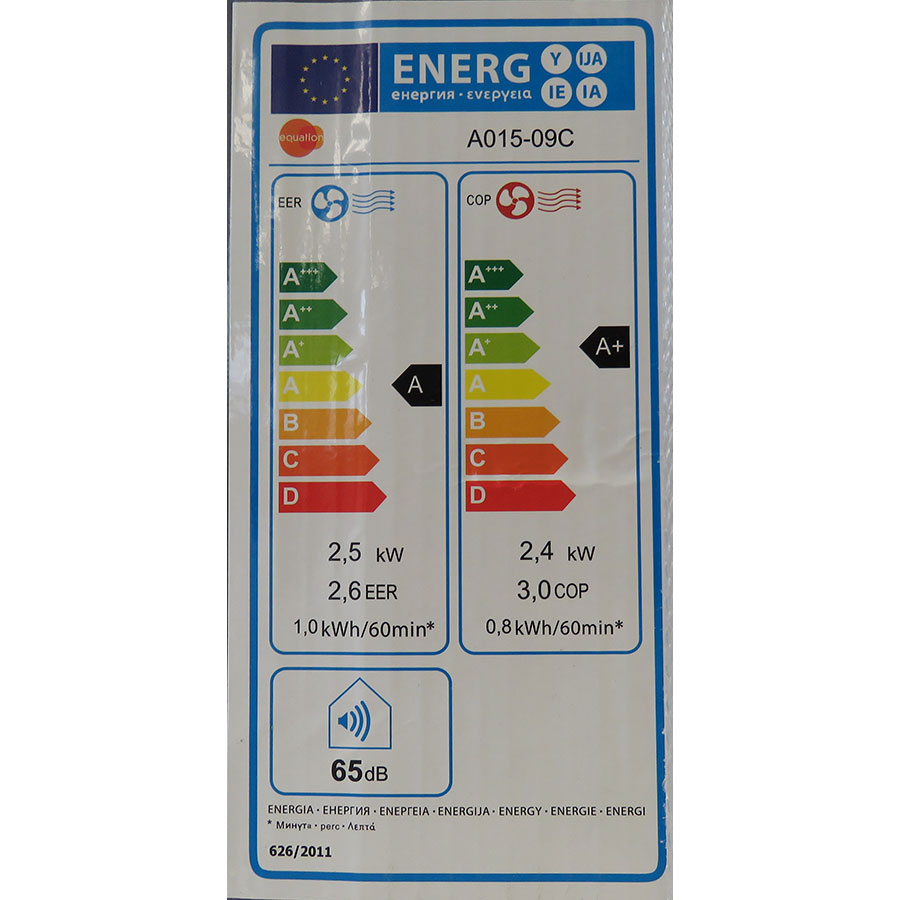 Equation A015-09C - Étiquette énergie