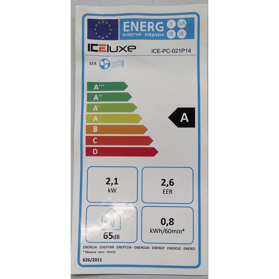 Icelux ICE-PC-021P14 - Étiquette énergie