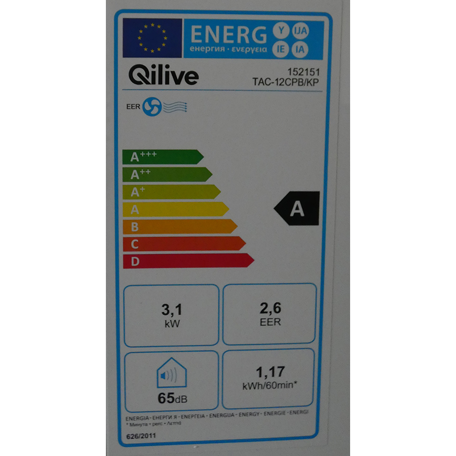 Qilive Q.6755 - Étiquette énergie