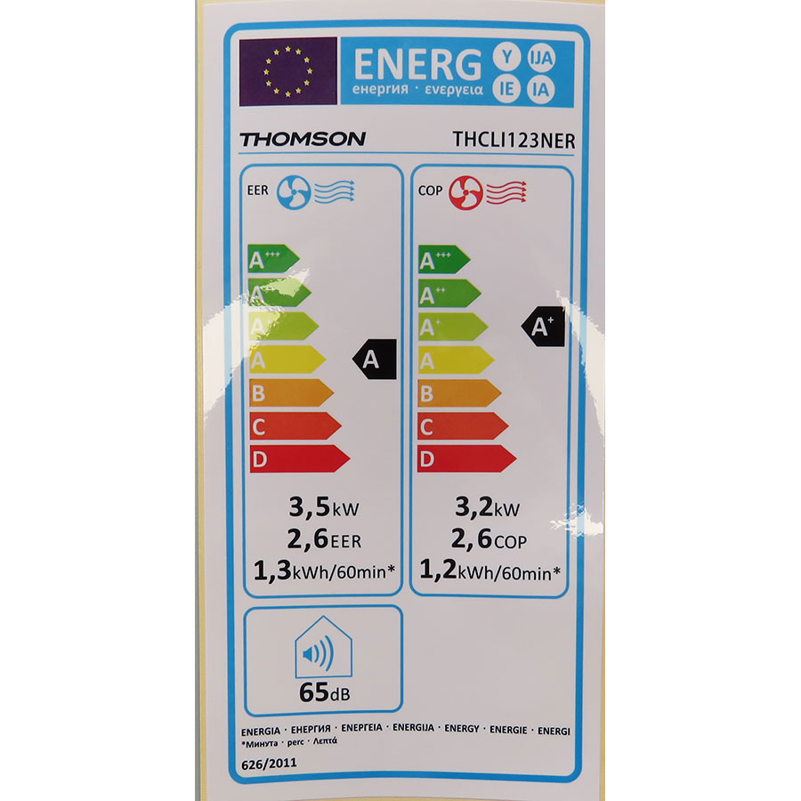 Thomson THCLI123NER - Étiquette énergie