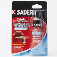 Sader Colle Type Néoprène Transparente Invisible