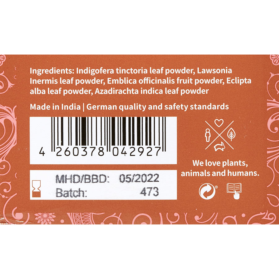 Khadi  - Liste des ingrédients