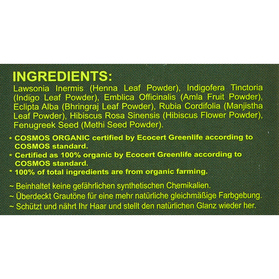 Radico Colour Me Organic - Liste des ingrédients