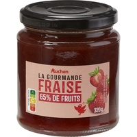 Auchan La gourmande fraise 65 % de fruits