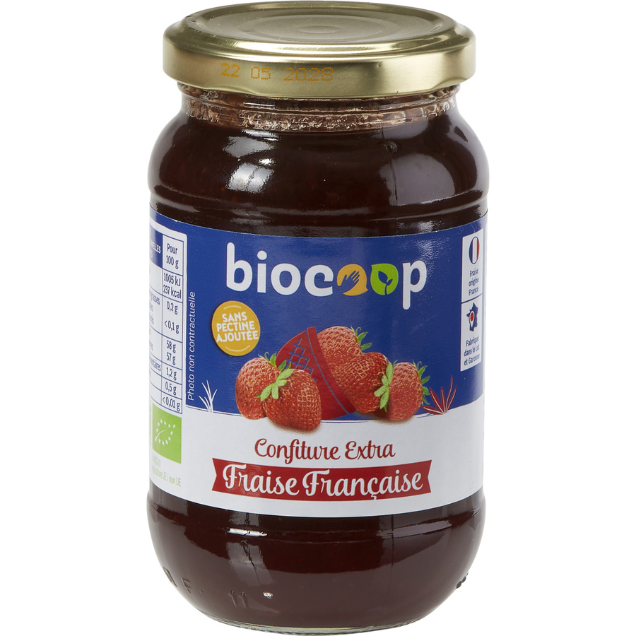 Biocoop Confiture extra fraise française 