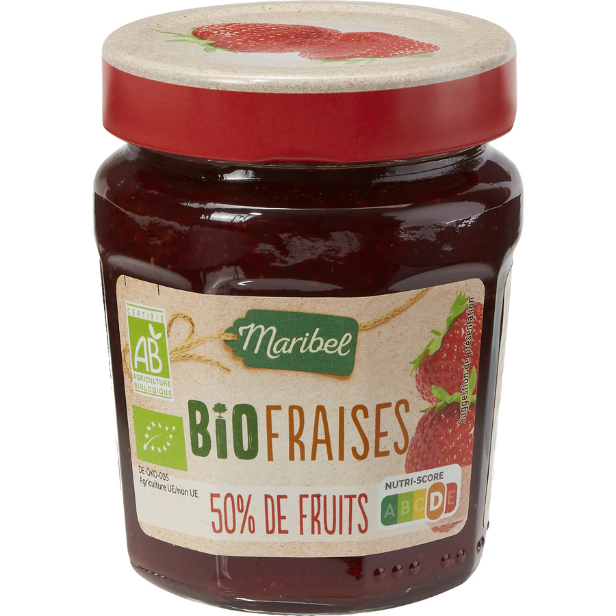 Maribel (Lidl) Fraises 50 % de fruits 