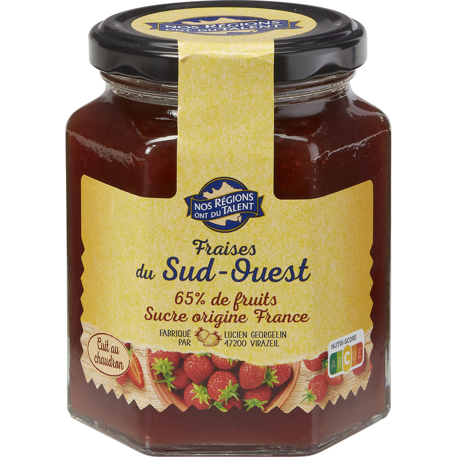 Nos régions ont du talent (E.Leclerc) Fraises du Sud-Ouest 65 % de fruits