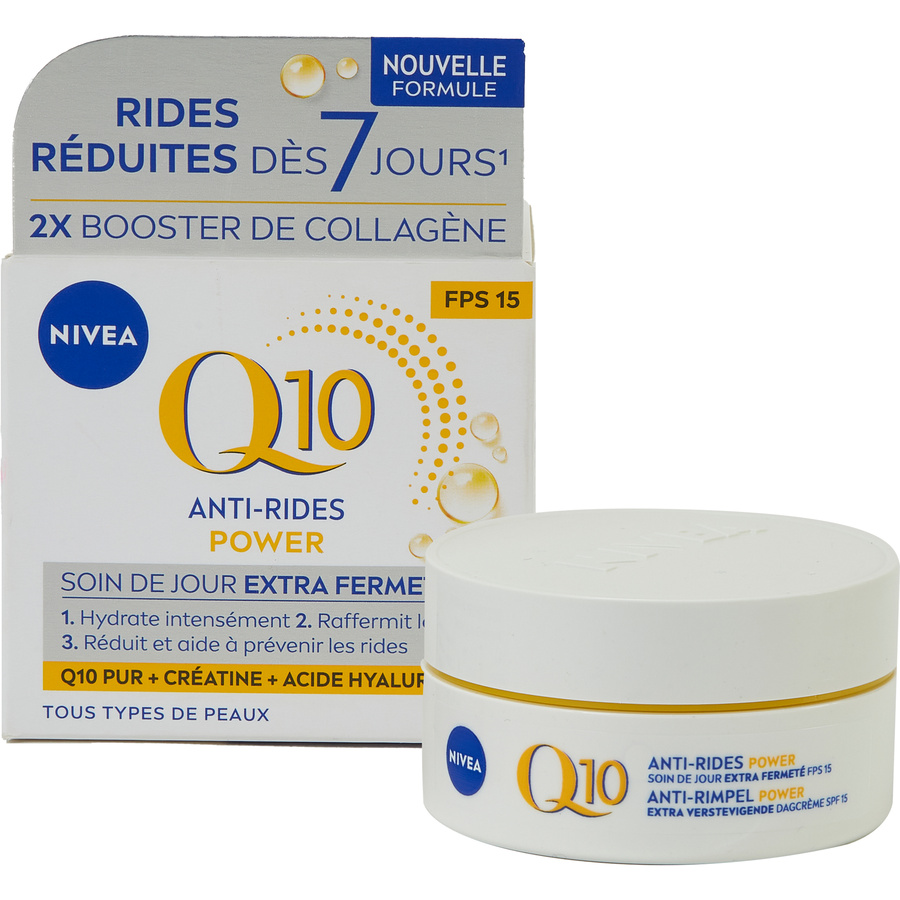 Nivea Q10 anti-rides power extra fermeté FPS 15