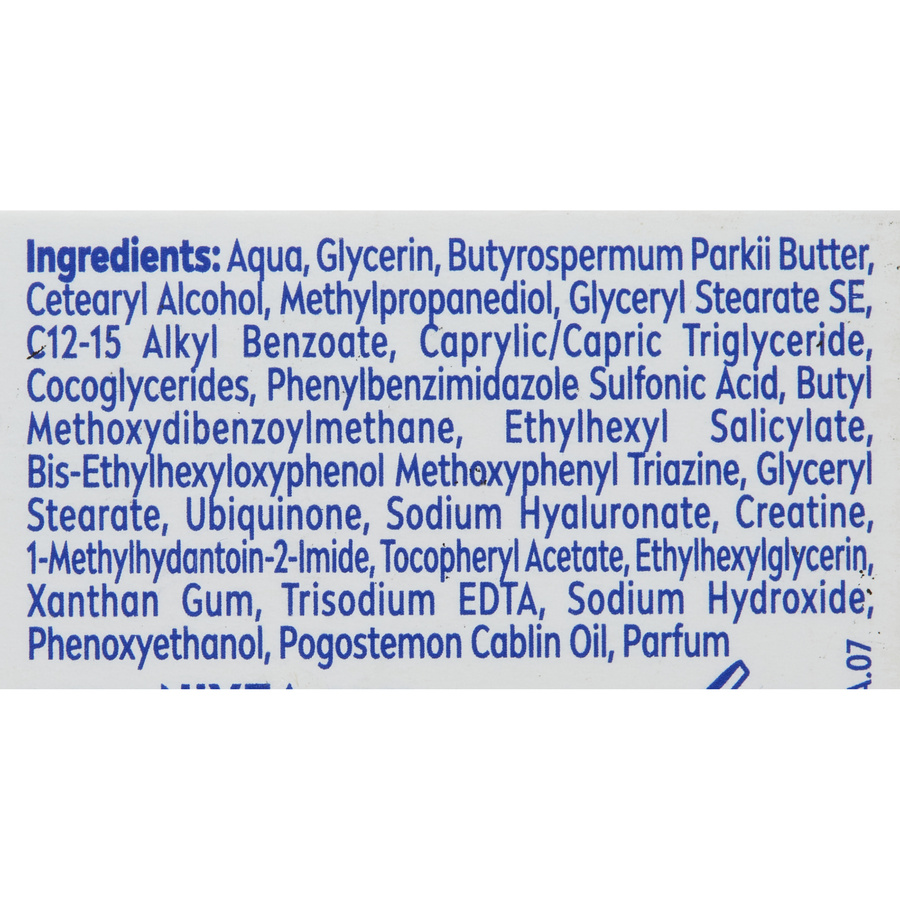 Nivea Q10 anti-rides power extra fermeté FPS 15 - Liste des ingrédients