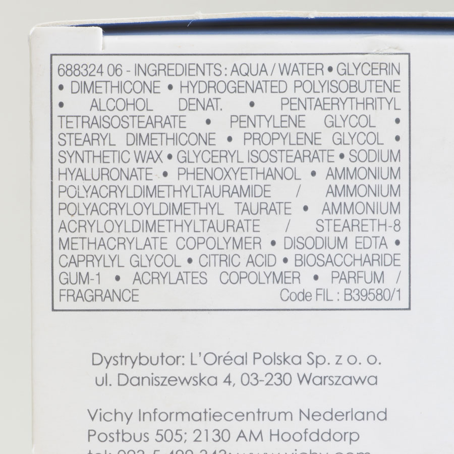 Vichy Aqualia thermal légère - soin hydratant 48 h peau sensible - 