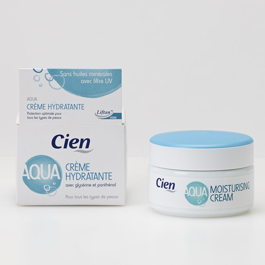 Cien (Lidl) Aqua crème hydratante - Vue principale