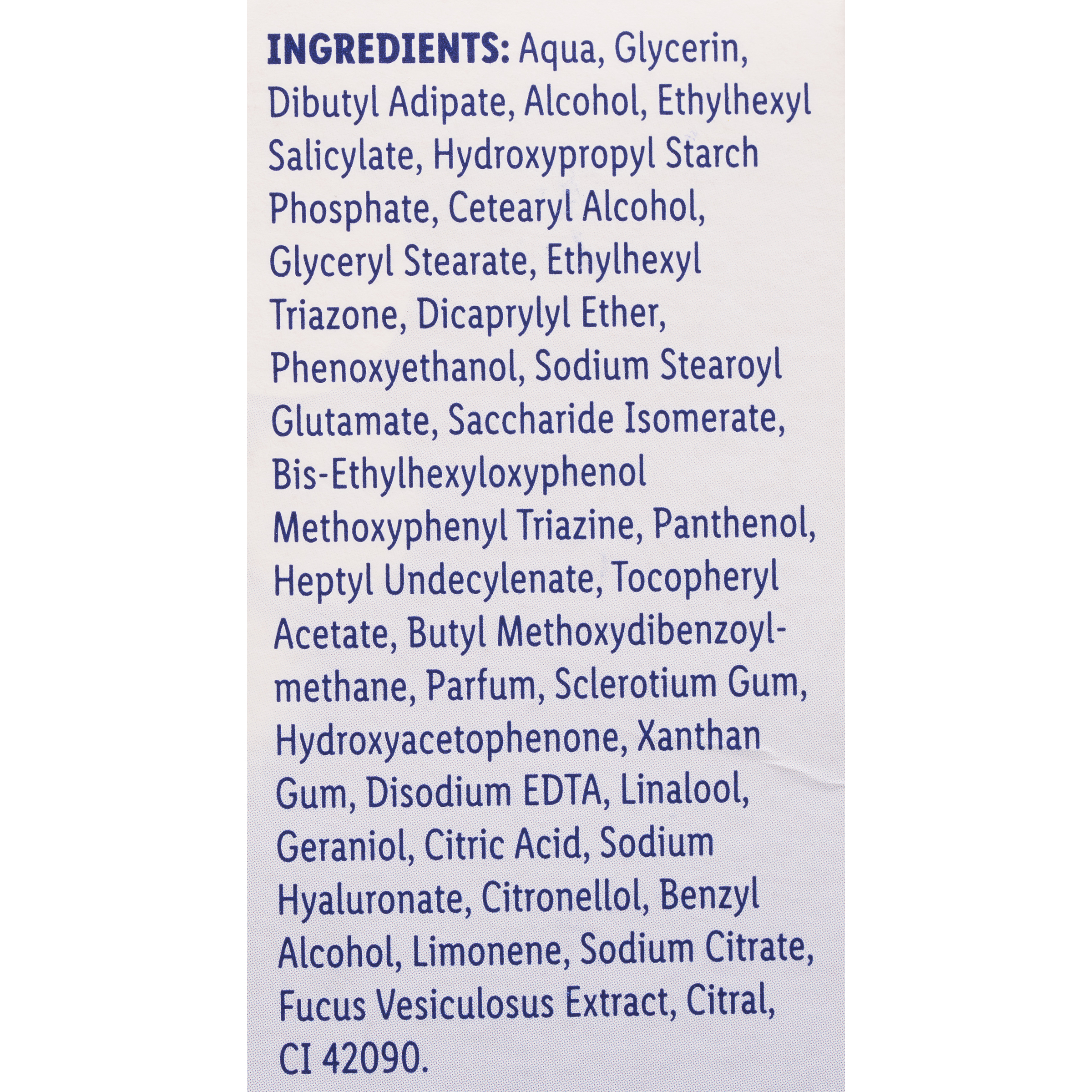 Cien (Lidl) Crème de jour hydratation 24 h + fraîcheur FPS 6 - Liste des ingrédients