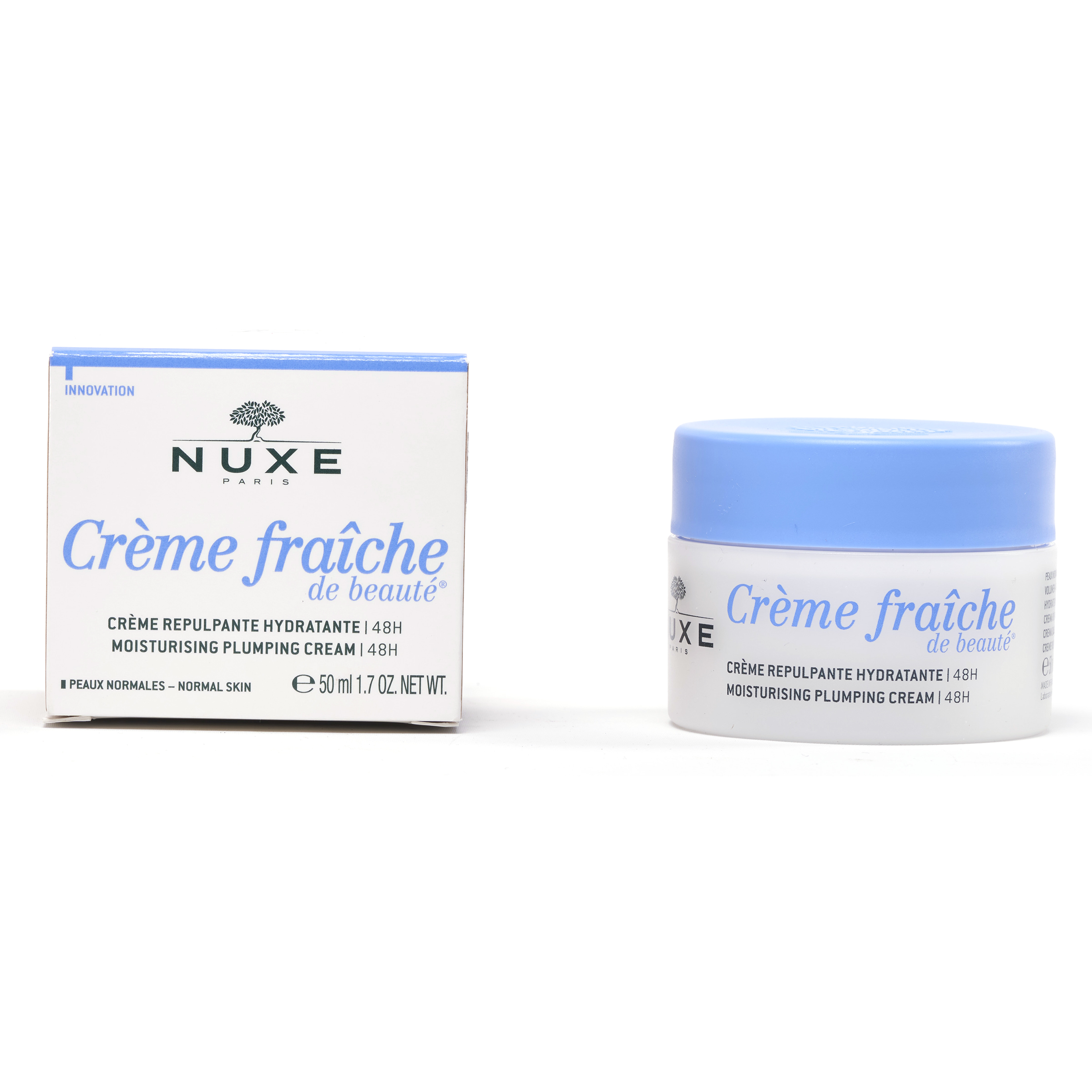 Test Nuxe Crème fraîche de beauté - Crème repulpante hydratante 48