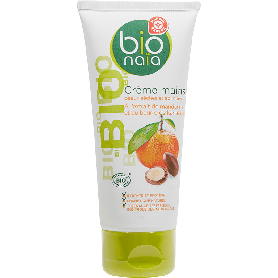 Bio Naïa (Marque Repère) Crème mains peaux sèches et abîmées