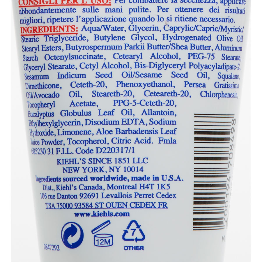 Test Kiehl's Ultimate strength hand salve - Crèmes pour les mains - UFC