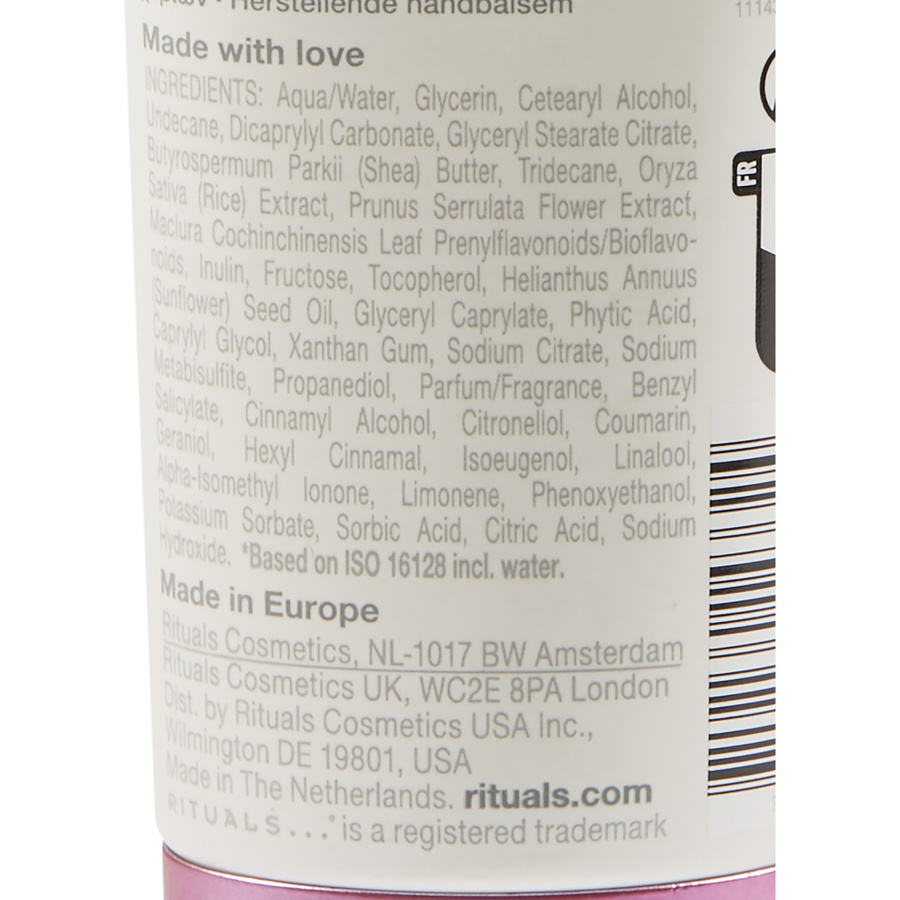 Rituals The ritual of sakura - Liste des ingrédients