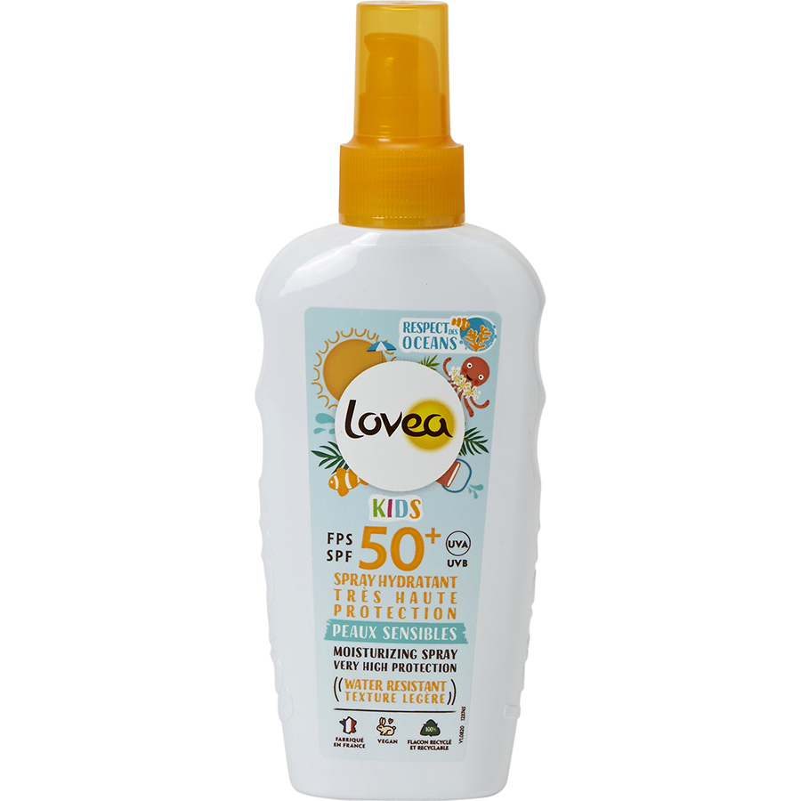Lovea Kids spray hydratant peaux sensibles 50+ - 