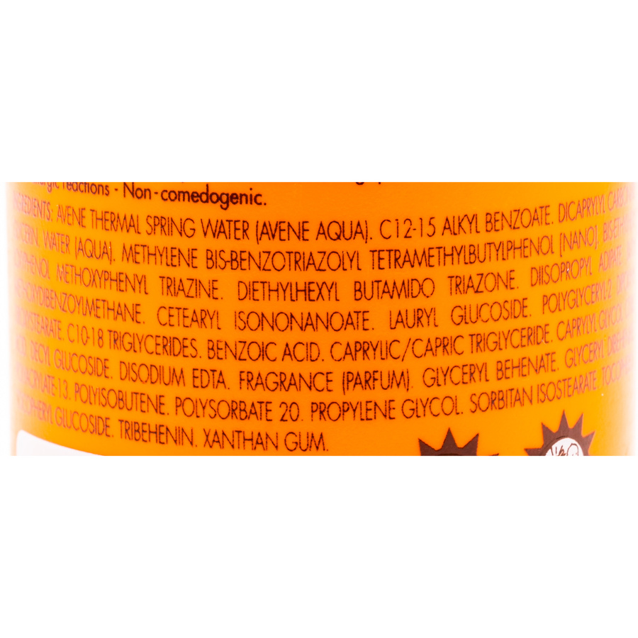 Avène Spray peaux sensibles 30 - Liste des ingrédients