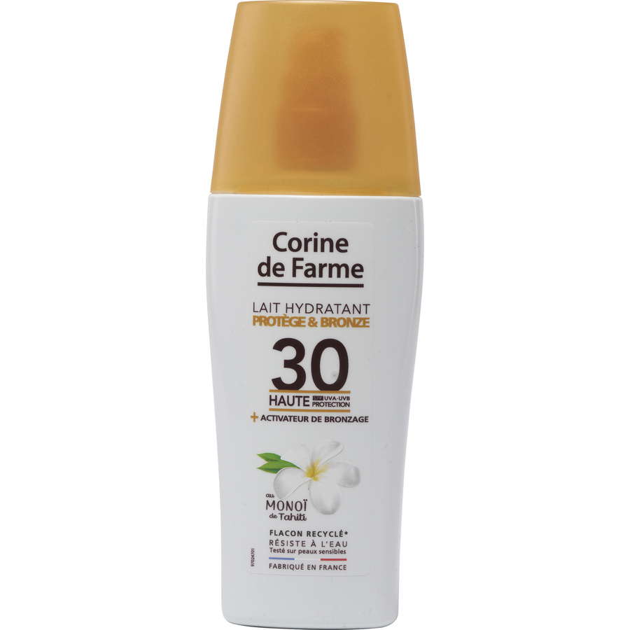 Corine de Farme Lait hydratant protège et bronze 30