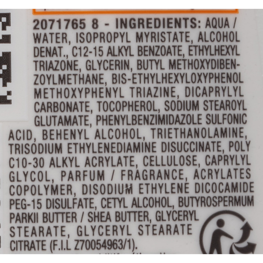 Garnier Ambre Solaire Hydra 24 h protect+ 30 - Liste des ingrédients