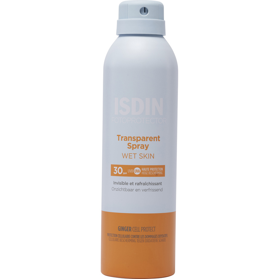 Isdin Fotoprotector transparent spray wet skin 30