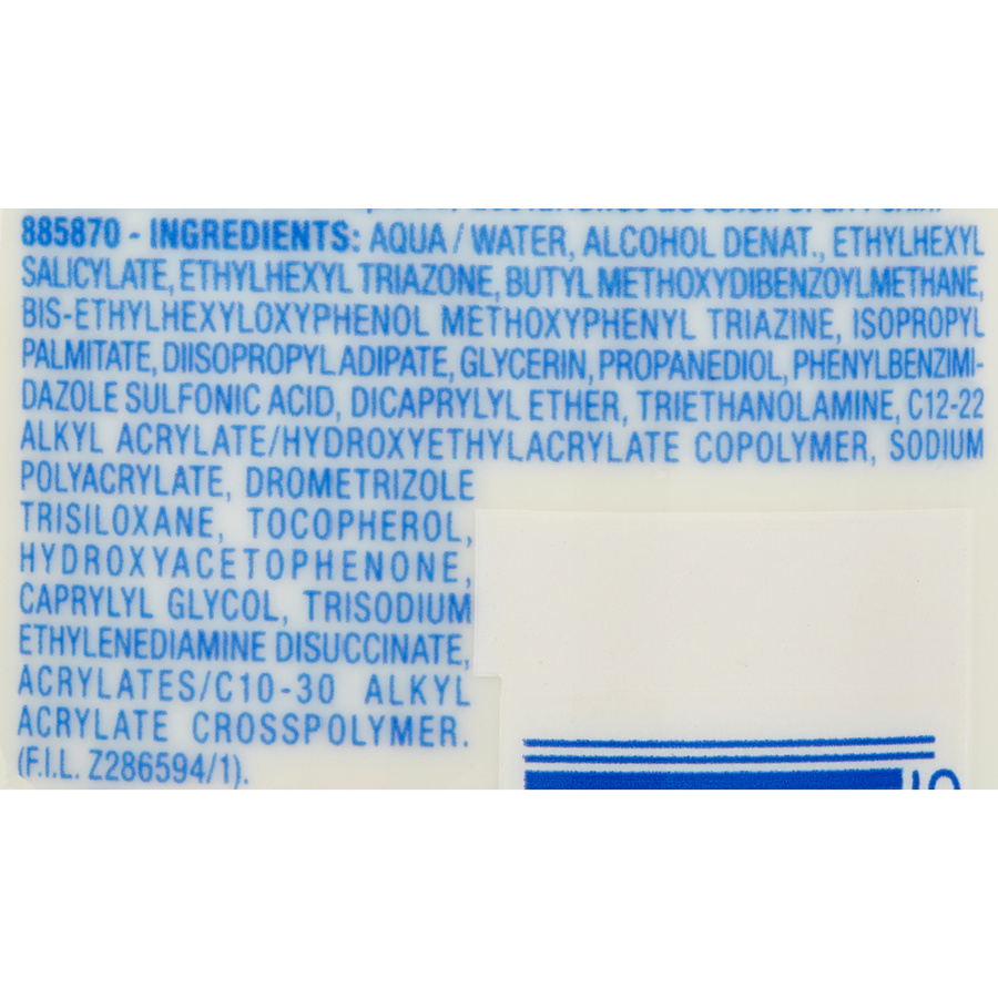 Mixa Dermo kids protect 50+ - Liste des ingrédients