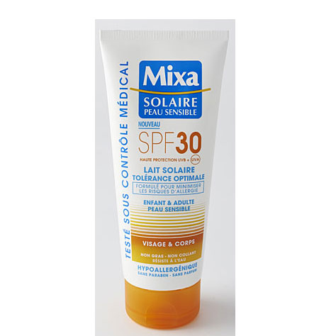 Mixa Lait solaire tolérance optimale 30