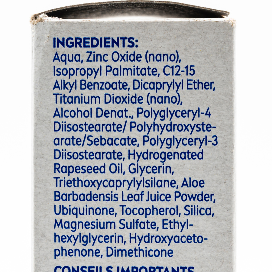 Nivea Sun Kids crème minérale 50+ - Liste des ingrédients