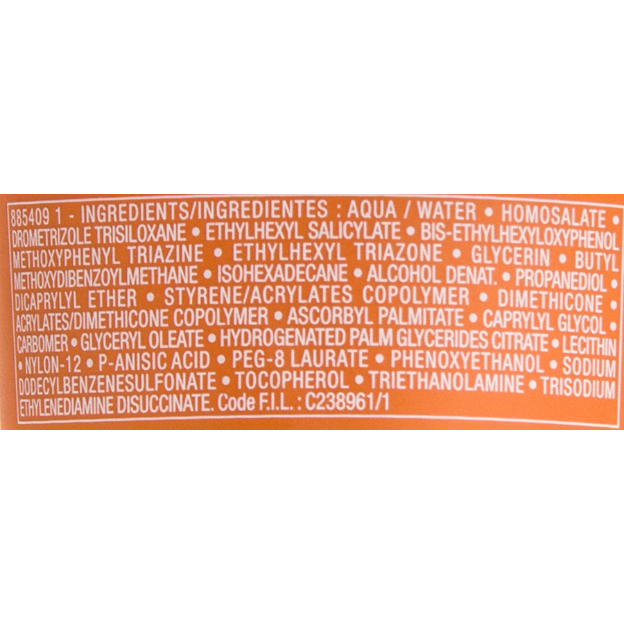 Vichy Capital soleil gel peau mouillée 50+ - Liste des ingrédients