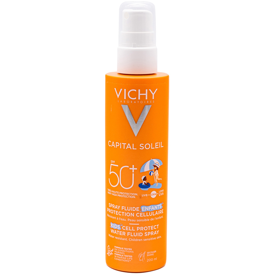 Vichy Capital soleil spray fluide enfants protection cellulaire 50+