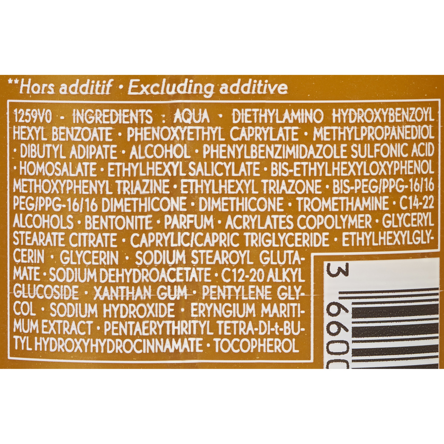 Yves Rocher Solaire peau parfaite lait-en-spray 50+ - Liste des ingrédients