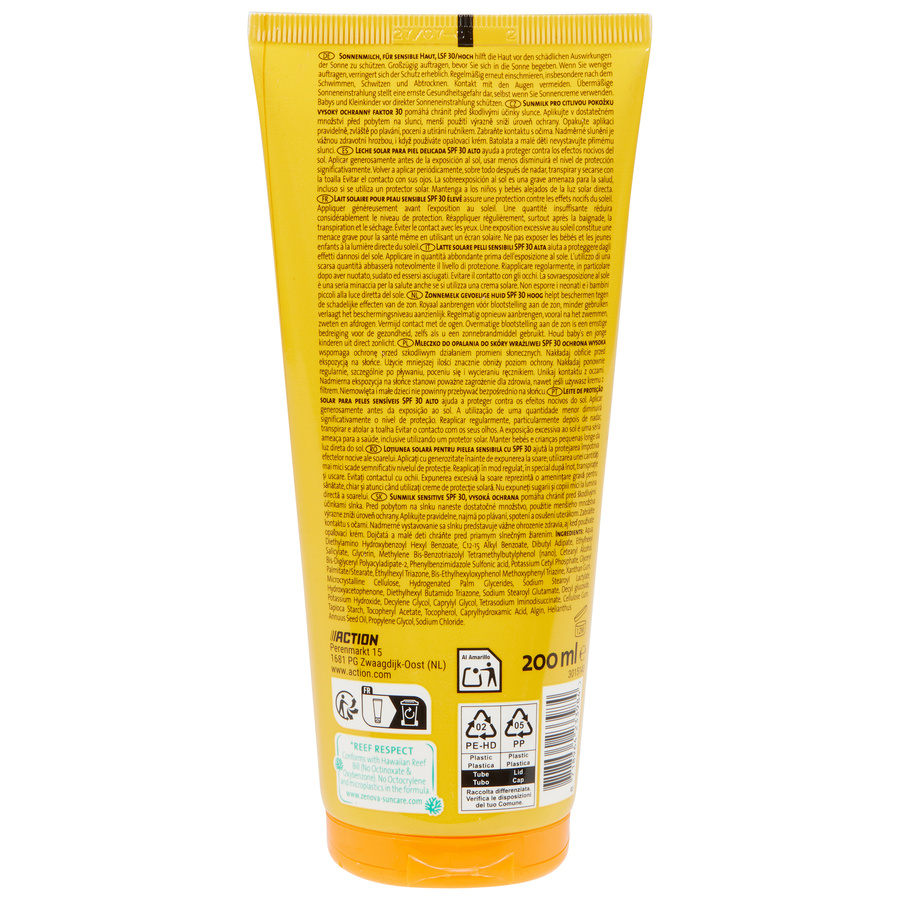 Zenova (Action) Sunmilk sensitive 30